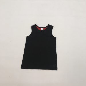 T-shirt noir sans manches