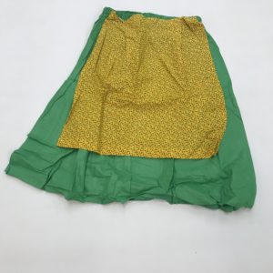 Jupe vert & Jaune à fleur