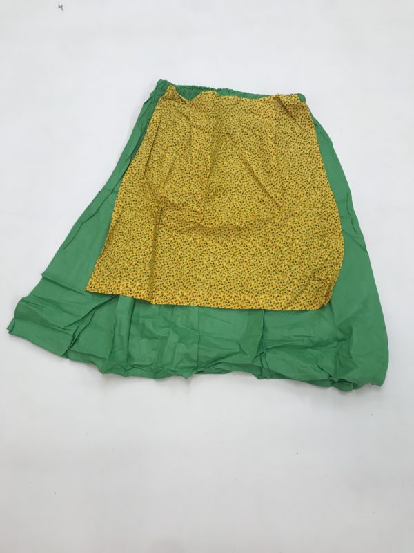 Jupe vert & Jaune à fleur