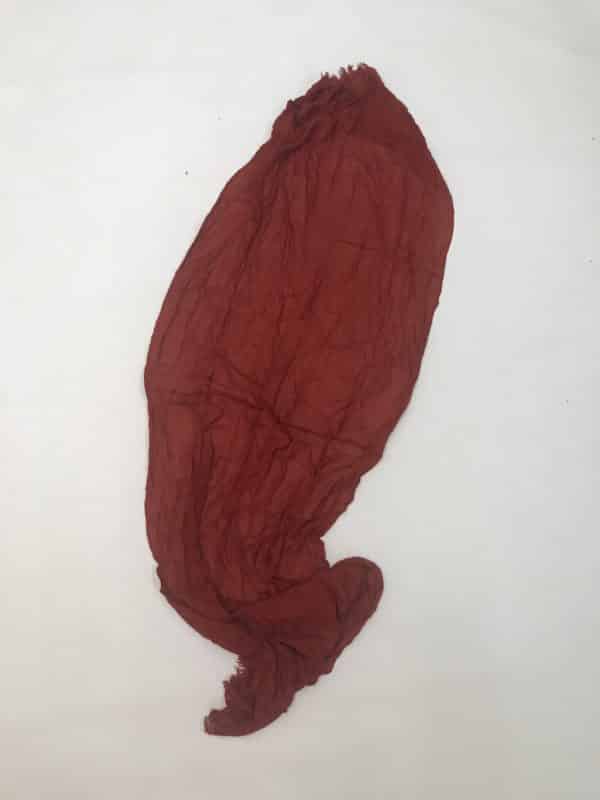 Foulard long rouge