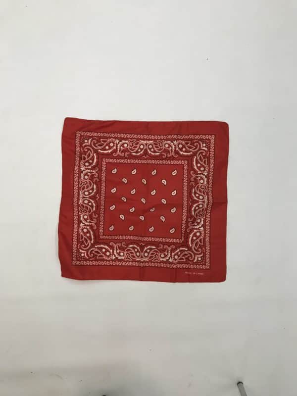 Bandana rouge à motif