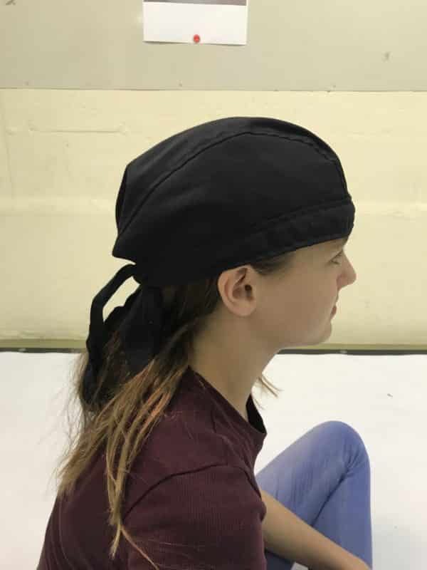 Bandana pirate noir