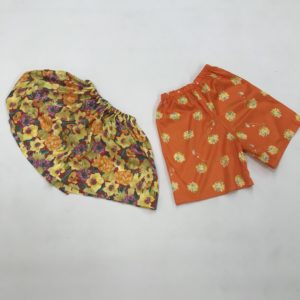 Short à fleurs multicolore