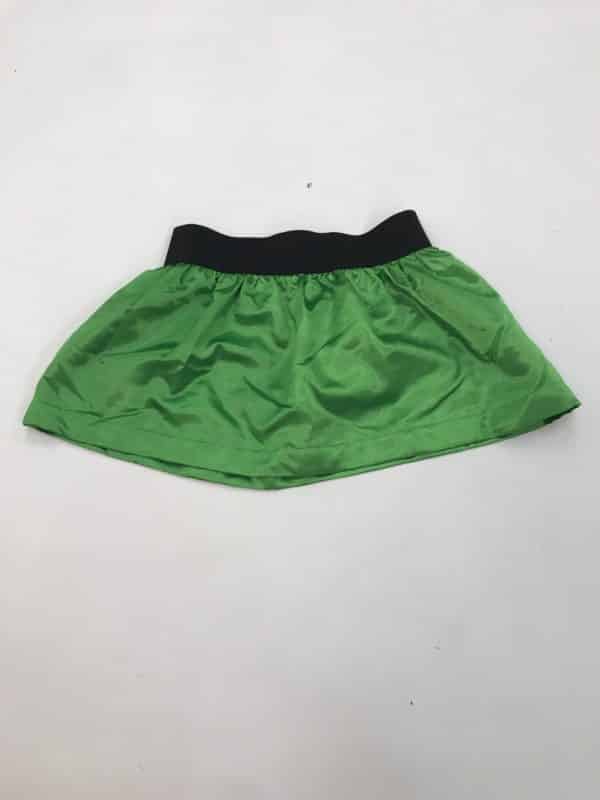Jupe verte taille noire