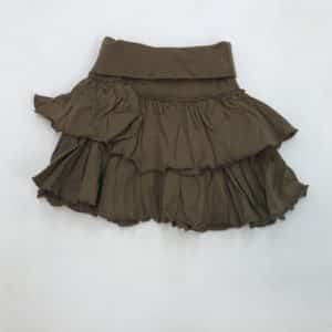 Jupe jersey brune