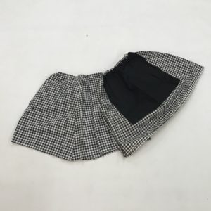 Jupe carreaux noir et blanc