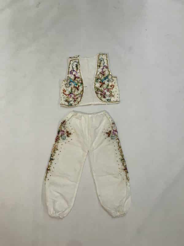 Tenue Aladdin blanc enfant