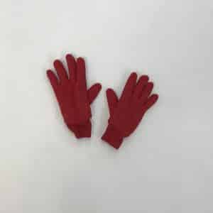 Paires gants rouge d'hiver enfant