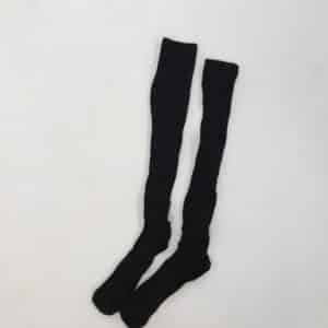 Paire chaussettes noires adulte