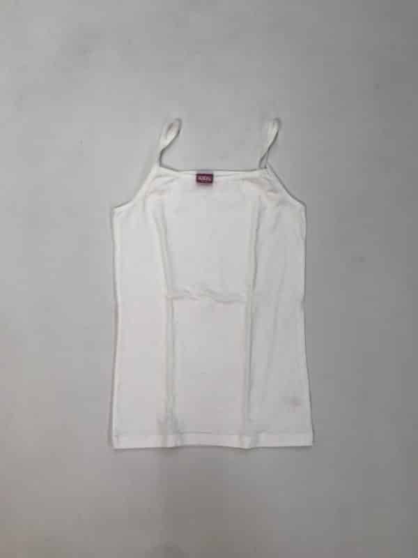 Top blanc bretelle
