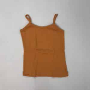 Top orange bretelle