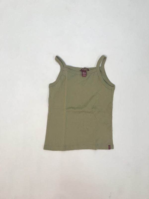 Top Vert Bretelle