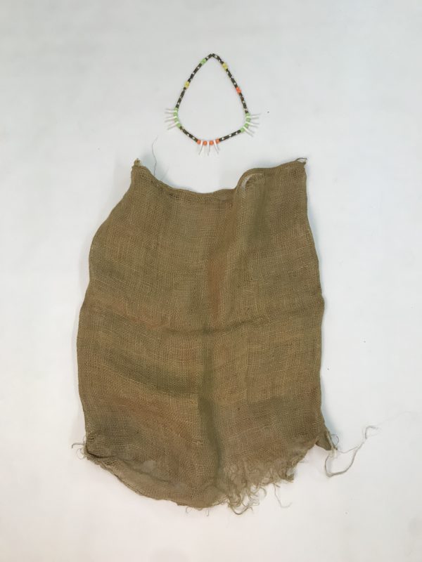 Sac de jute Tarzan + collier