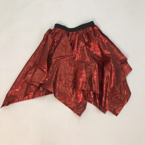Jupes rouges brillantes