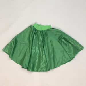 Jupe verte satinée S/M