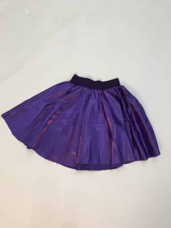 Jupe violette satinée S/M