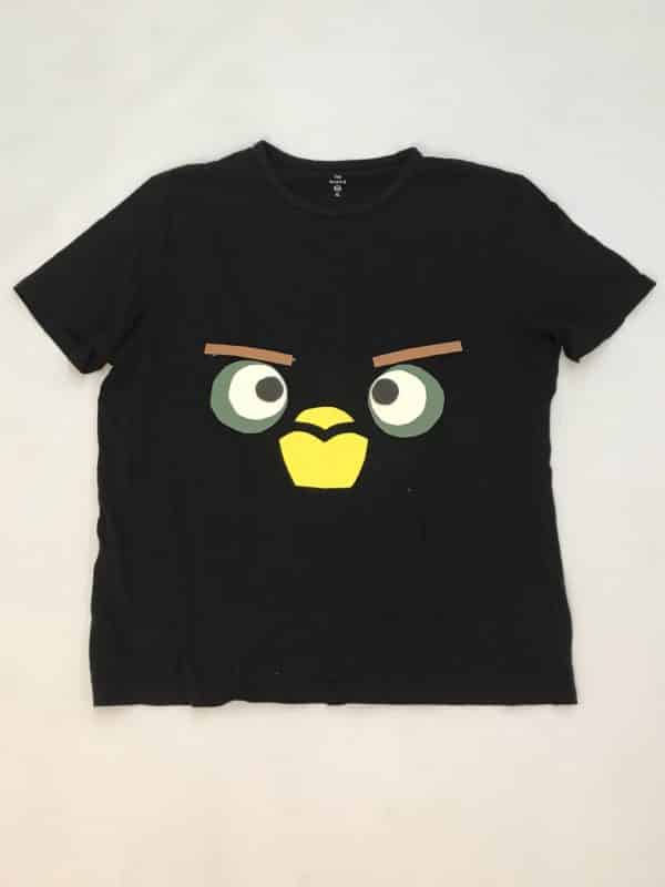 T-shirt Angry Birds noir