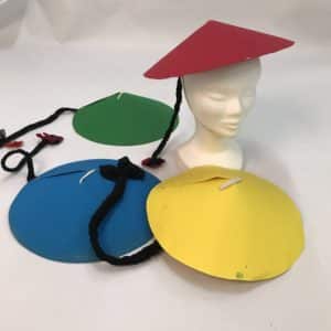 Chapeau Chinois avec tresse