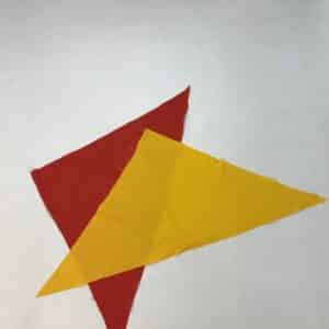 Tissus triangles pour foulard