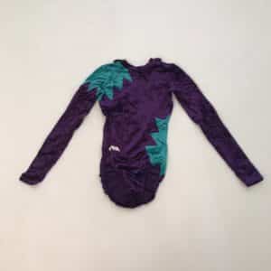 Justocorps Violet & Vert velours