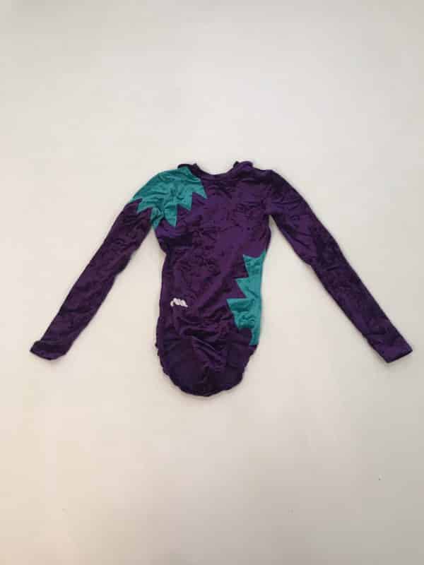 Justocorps Violet & Vert velours