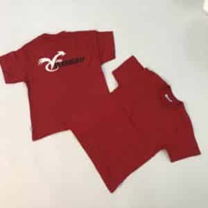 T-Shirt Rouge FSG Bussigny - Col V Dame