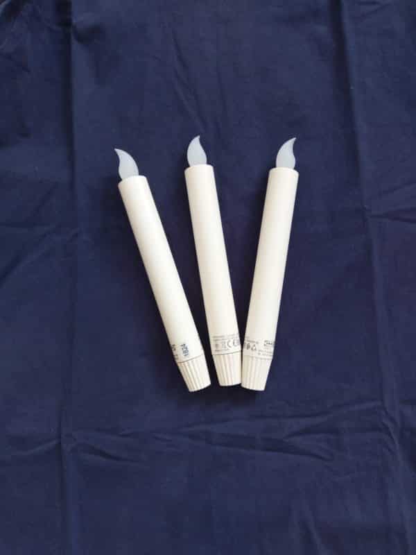 Bougies avec piles